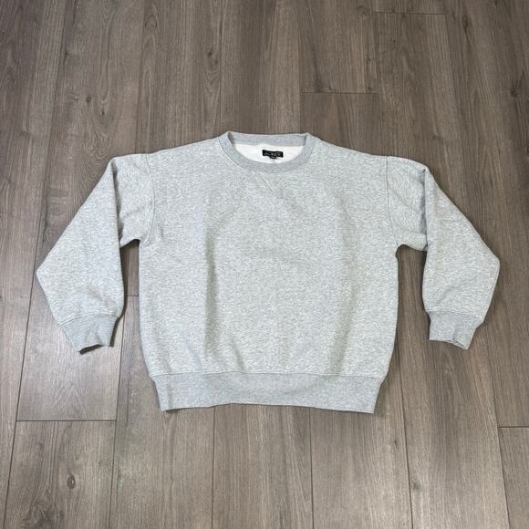 J Crew Heritage Fleece Oversized Crewneck Sweatshirt US Women's S New - Picture 2 of 7